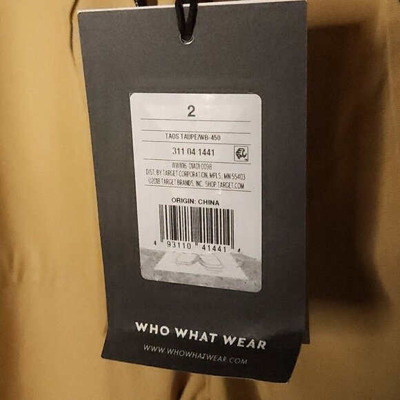 Who What Wear New Khaki Wide Leg Pants With Belt 2 - Picture 9 of 9